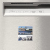 ENG031 BLACKPOOL, Lancashire, Engeland, Koelkast Magneet (Insitu (Vaatwasser))