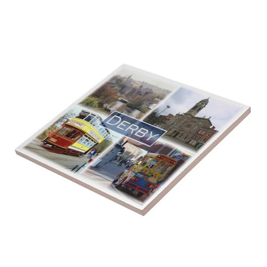 ENG033 DERBY, England, Europe, Fridge Tegeltje (Zijkant)