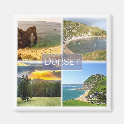 ENG037 DORSET, Engeland, Europa, Fridge Magneet (Voorkant)