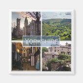 ENG040 YORKSHIRE, Engeland, Europa, Fridge Magneet (Voorkant)