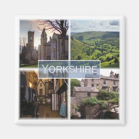 ENG040 YORKSHIRE, Engeland, Europa, Fridge Magneet (Voorkant)