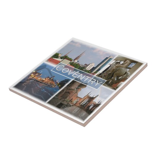 ENG042 COVENTRY, Engeland, Europa, Tegeltje (Zijkant)
