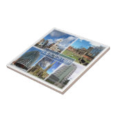 ENG044 LEICESTER, Engeland, Europa, Tegeltje (Zijkant)