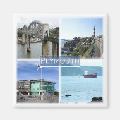 ENG045 PLYMOUTH DEVON, Engeland, Europa, Fridge Magneet (Voorkant)