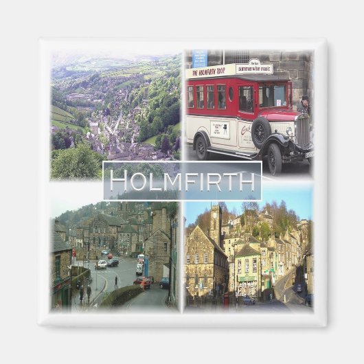 ENG046 HOLμRTH, Yorkshire, Engeland, Fridge Magneet (Voorkant)