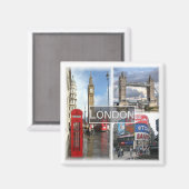 ENG048 LONDON, Engeland, Europa, Fridge Magneet (Voorkant / Achterkant)