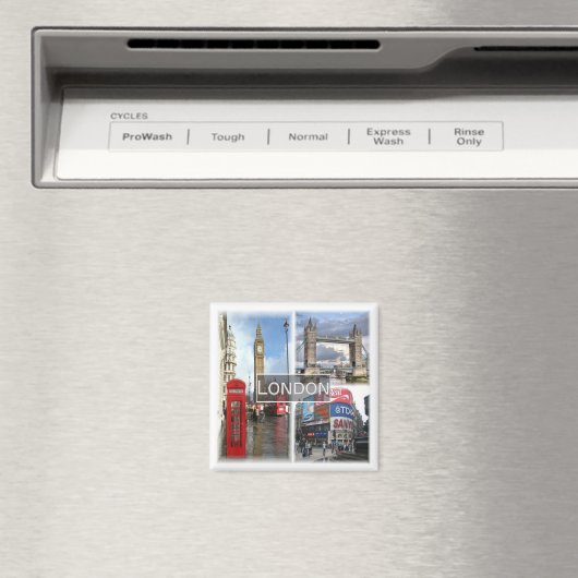 ENG048 LONDON, Engeland, Europa, Fridge Magneet (Insitu (Vaatwasser))