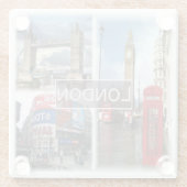 ENG048 LONDON, Engeland, Europa, Glazen Onderzetter (Achterkant)