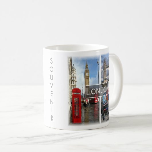 ENG048 LONDON, Engeland, Europa, Koffiemok (Voorkant rechts)