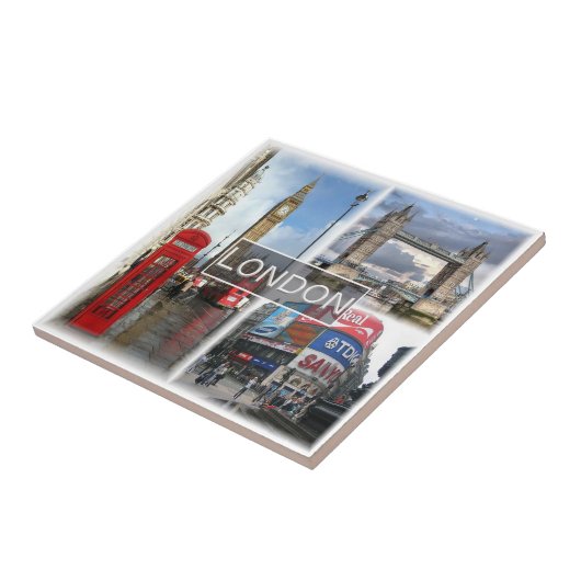 ENG048 LONDON, Engeland, Europa, Tegeltje (Zijkant)