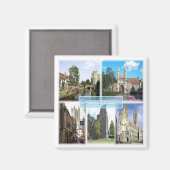 ENG050 CANTERBURY, Europa, Engeland, Fridge Magneet (Voorkant / Achterkant)
