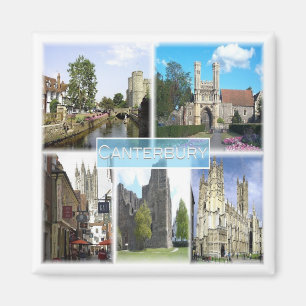 ENG050 CANTERBURY, Europa, Engeland, Fridge Magneet