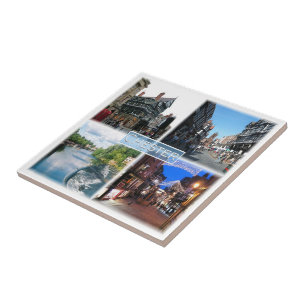 ENG051 CHESTER, Engeland, Europa, Tegeltje