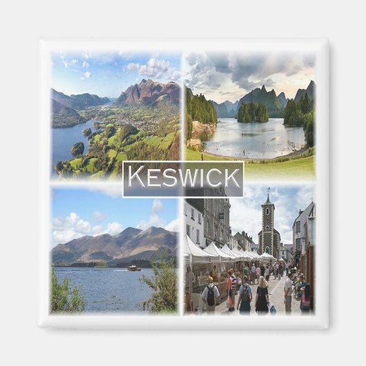 ENG053 KESWICK & LAKE DISTRICT, Engeland, Fridge Magneet (Voorkant)