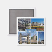 ENG056 LONDON, Engeland, Europa, Fridge Magneet (Voorkant / Achterkant)