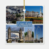 ENG056 LONDON, Engeland, Europa, Keramisch Ornament (Achterkant)