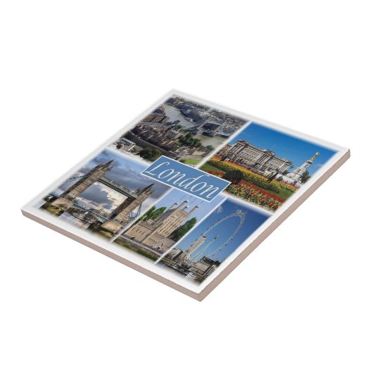 ENG056 LONDON, Engeland, Europa, Tegeltje (Zijkant)