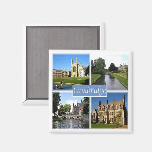 ENG058 CAMBRIDGE, Engeland, Europa, Fridge Magneet (Voorkant / Achterkant)