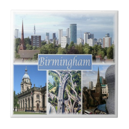 ENG059 BIRMINGHAM, Engeland, Europa, Tegeltje (Voorkant)