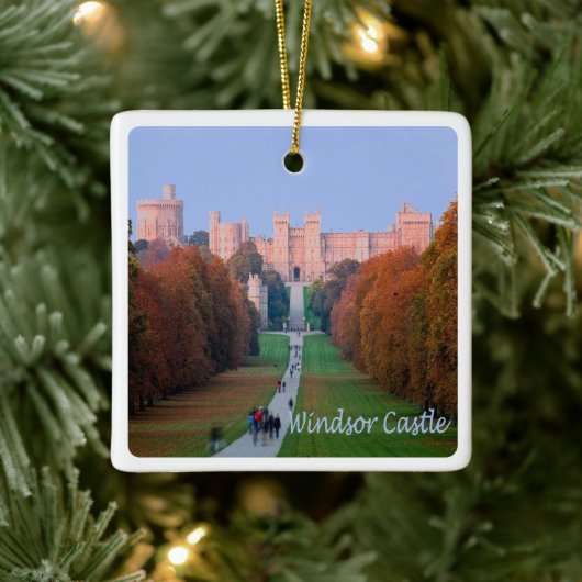 ENG062 WINDSOR CASTLE, Engeland Keramisch Ornament (Boom)