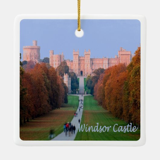 ENG062 WINDSOR CASTLE, Engeland Keramisch Ornament (Achterkant)