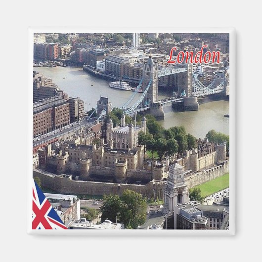 ENG064 LONDON Panorama, Engeland, Fridge Magnet (Voorkant)