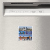 ENG065 LONDON "I LIVE", Engeland, Fridge Magneet (Insitu (Vaatwasser))