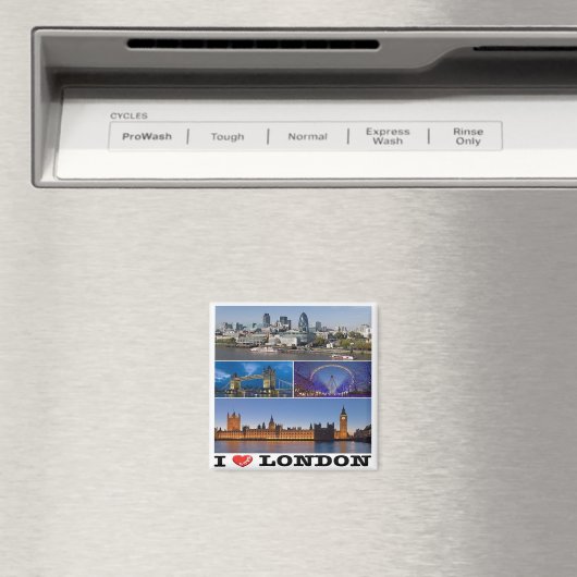 ENG065 LONDON "I LIVE", Engeland, Fridge Magneet (Insitu (Vaatwasser))