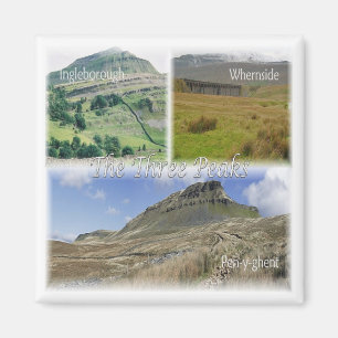 ENG069 DE DRIE PEAKS, Yorkshire, Fridge Magneet