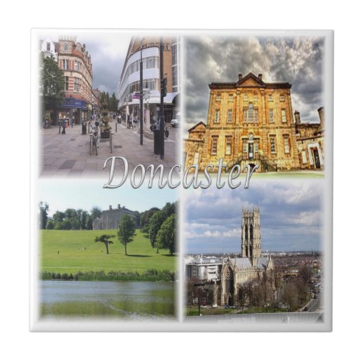 ENG071 DONCASTER, Engeland, Europa, Tegeltje (Voorkant)