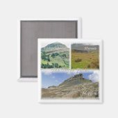 ENG074 SHEFFIELD, Yorkshire, Engeland, Fridge Magneet (Voorkant / Achterkant)