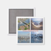 ENG075 SOUTHAMPTON, Engeland, Europa, Fridge Magneet (Voorkant / Achterkant)