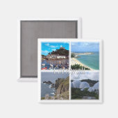 ENG076 CORNWALL, Land's end St. Ive, Fridge Magneet (Voorkant / Achterkant)