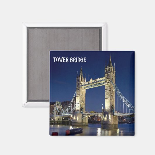 ENG080 LONDON TOWER BRIDGE, Engeland, Fridge Magneet (Voorkant / Achterkant)