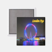 ENG081 LONDON EYE, Engeland, Europa, Fridge Magneet (Voorkant / Achterkant)