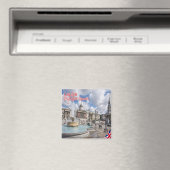 ENG087 LONDON LA ROYAL ALBERT HALL, Fridge Magneet (Insitu (Vaatwasser))