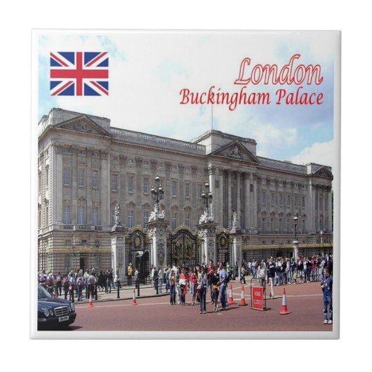 ENG091 LONDON BUCKINGHAM PALACE TEGELTJE (Voorkant)