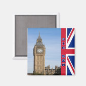 ENG095 LONDON BIG BEN, Engeland, Fridge Magneet (Voorkant / Achterkant)