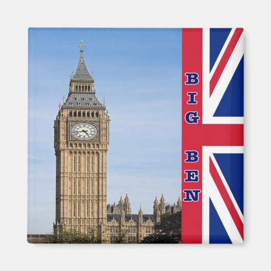 ENG095 LONDON BIG BEN, Engeland, Fridge Magneet (Voorkant)