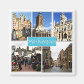 ENG099 NORTHAMPTON, Engeland, Europa, Fridge Magneet (Voorkant)