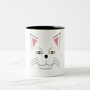 eng beest kat miauw miauw tweekleurige koffiemok