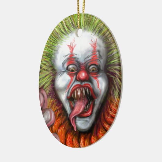 eng Clown Keramisch Ornament (Links)