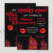 eng | Eenvoudige halloween Adult party uitnodiging (Voorkant / Achterkant)