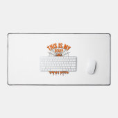 Eng eng Halloween kostuum spinnenweb vintage ontwe Bureaumat (Keyboard & Muis)