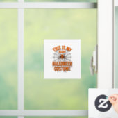 Eng eng Halloween kostuum spinnenweb vintage ontwe Raamsticker (Huis)