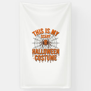 Eng eng Halloween kostuum spinnenweb vintage ontwe Spandoek
