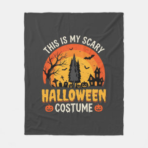 Eng eng Halloween kostuum vintage zonsondergang on Fleece Deken