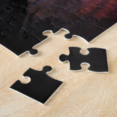 Eng gezicht in een grot legpuzzel (Zijkant)