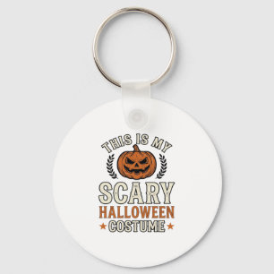 Eng Griezelen Halloween Kostuum Pompoen Vintage T- Sleutelhanger