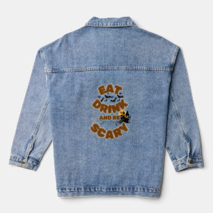 eng Halloween Denim Jacket